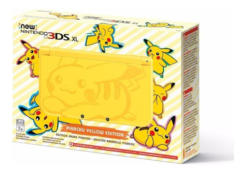Consola New Nintendo 3ds Xl Pikachu Yellow Edition Nuevo