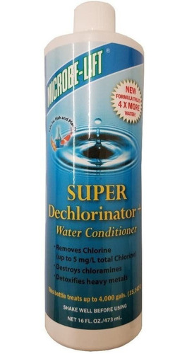 Microbe Lift Super Dechlorinator Plus. Numero De Productos 