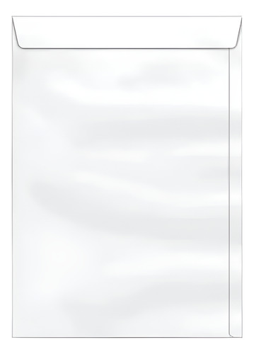 Envelope Branco Folha Oficio/a4 24x34cm Pacote 250un Premium
