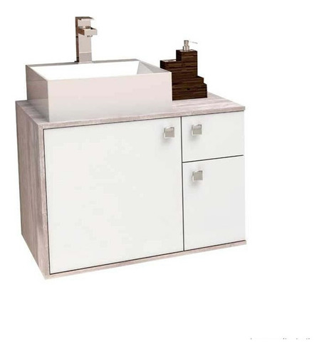 Gabinete De Banheiro Sem Cuba Caete Calcare 43,2x60cm Branco