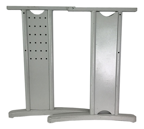 8 Pares Pe De Mesa Sobrepor Com Calha Para Passar Fio