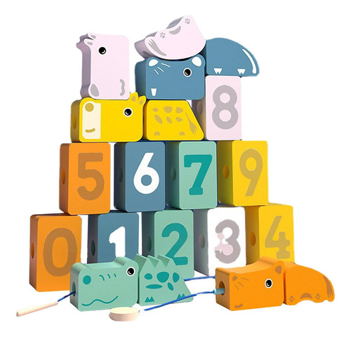 Beads De Cordones Montessori Juguetes Para Niños Animal