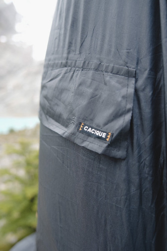 Imagen 4 de 10 de Poncho De Lluvia Cacique Piloto Impermeable - Reforzado