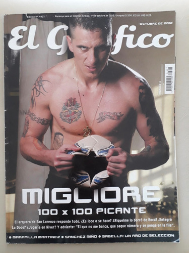 Revista El Grafico Migliore Oct 2012 Ed. 4427