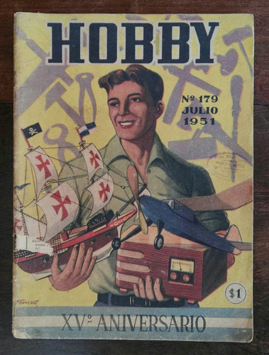 Revista Hobby - Nro. 179 - Julio 1951 - Xv Aniversario