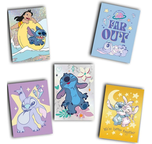 Stich Disney Sobre Cartas Sparkling Fun (6 Cartas)