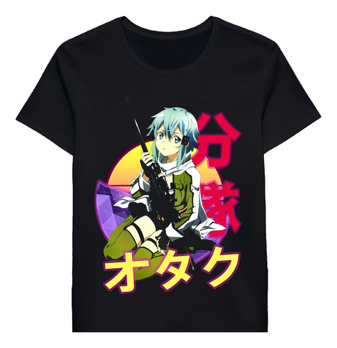 Remera Shino Asada Sinon Sword Art Online Sodo Ato 103212605