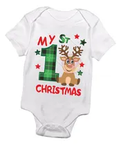 Comprar Pañalero Bebé Navideño Ropa Bebé Navidad Primera Navidad M6