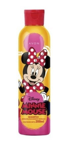 Shampoo Minnie Mouse Avon 200 Ml Para Niñas Coquetas