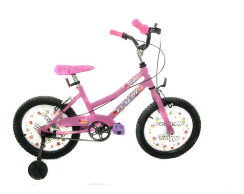 Bicicleta Futura Twiggy Rodado 16 Nena Bmx Paseo Cross Niña