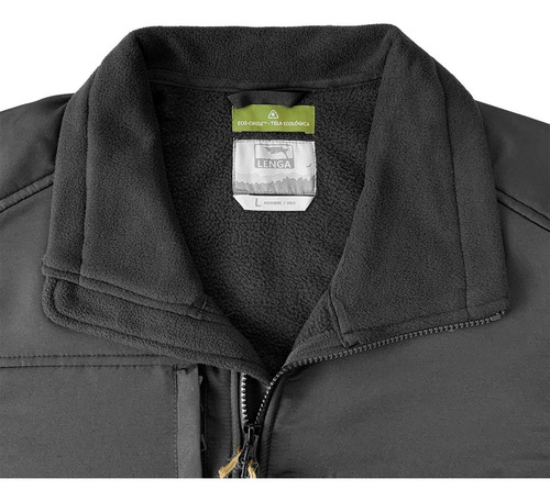 Imagen 3 de 10 de Chaqueta Polar Tela Eco-circle Sustentable Hombre Lenga
