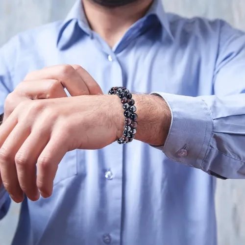 Pulsera De De De Tigre Pulsera De La Suerte Para Hombre Puls