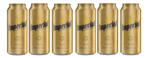 Cerveza Imperial Lager Lata 473ml Pack X6 Fullescabio Oferta