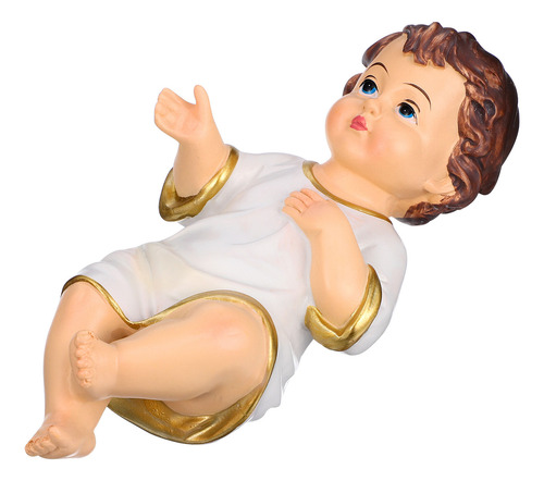 Miniestatua De Jesús Con Forma De Bebé, 1 Pieza, Adorno De S