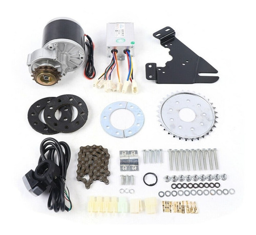 Kit De Conversión Motor De Bicicleta Eléctrica 350w 36v 