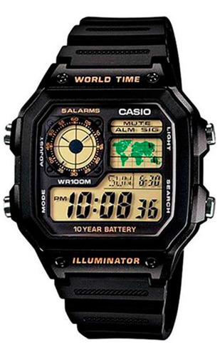 Reloj Marca Casio Modelo Ae-1200wh-1b