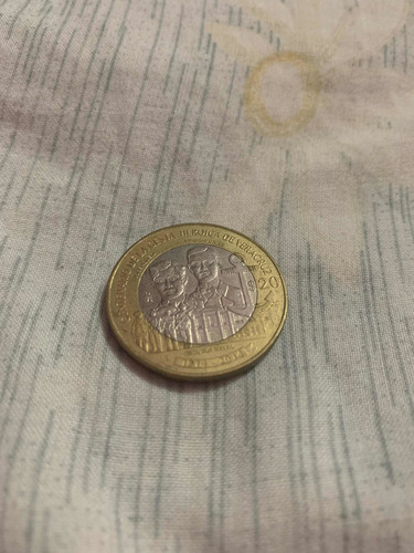 Moneda Centenario De La Gesta Heroica De Veracruz $20 Jose A