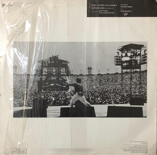 Simple Minds Lp. Alive Kicking (Usado)