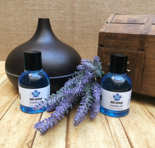 Imagen 1 de 3 de Aceite Antiestres Para Masaje Relajante 100 Ml 16 Piezas