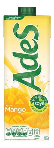 Jugo Ades Sabor Mango Tetrabrick 946 Ml