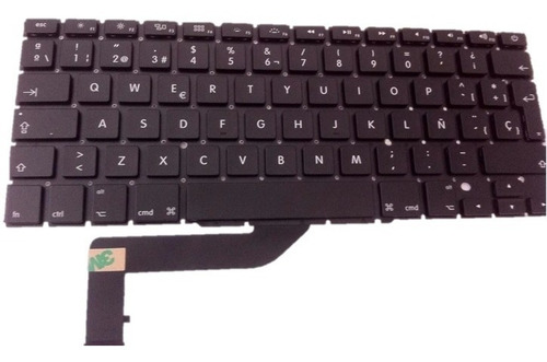 Teclado Apple Macbook Pro 15.6 A1398 Retina Español Nuevo