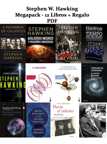 Stephen W. Hawking · Colección Única · 12 Libros + Regalo