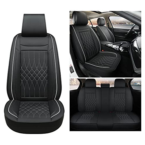 Leather Car Seat Covers Full Set, Universal Automotive ...
