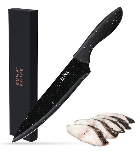 Euna Chef Knife 8 Galaxy Design Kitchen Knife With Sheath An