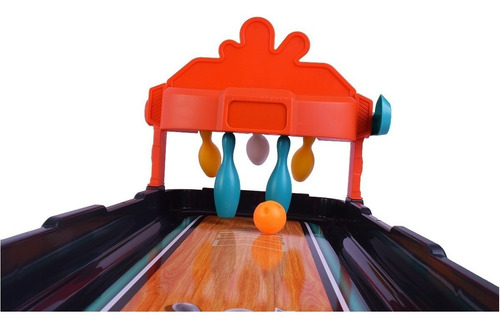 Juego De Bowling Bolos De Mesa 60 Cm Con Lanzador