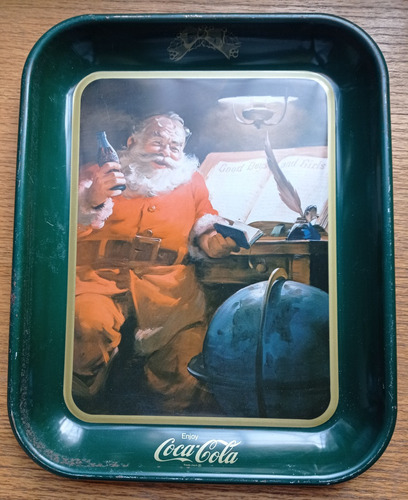 Bandeja Coca Cola 1983 Santa Good Boys And Girls