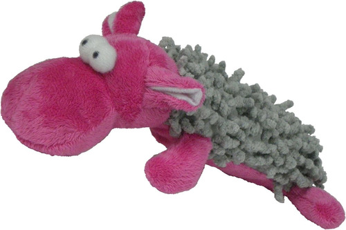 Amazing 7-inch Plush Shaggy Hipopótamo Dog Toy