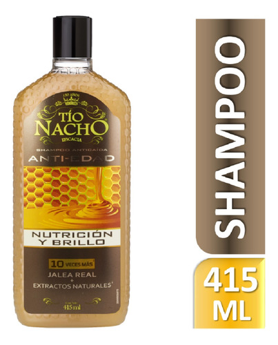 Tio Nacho Shampoo Antiedad Nutrición Y Brillo Jalea Real