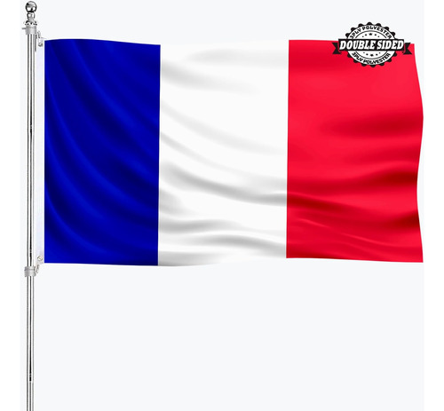 Bandera Francesa De 3 X 5 Pulgadas, Banderas Nacionales De D