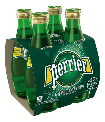 Agua Mineral Perrier 330 Ml - 8 Pack
