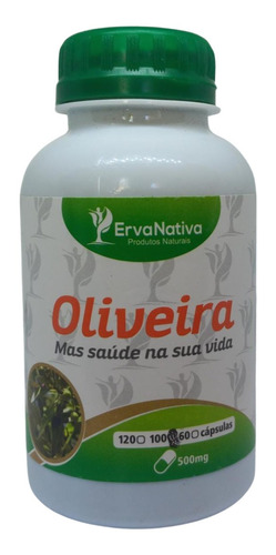 Extrato De Oliveira Puro 100 Cápsulas 500 Mg 100% Original