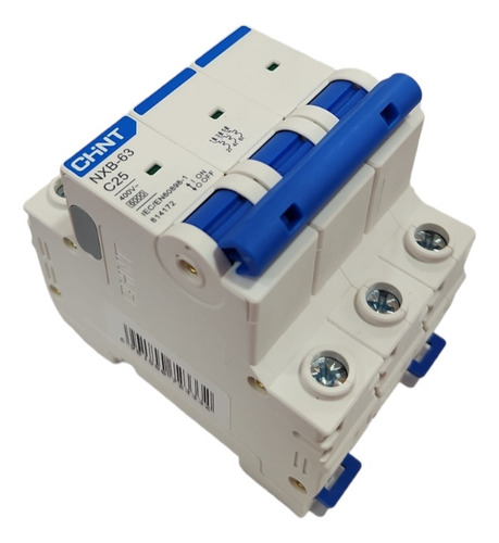 Interruptor Automático Trifásico 3x25a, 6ka Curva C, Chint