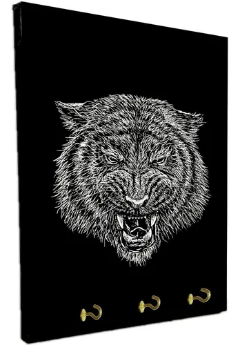 Porta Llaves De Pared Tigres Varios Modelos 15x20cm (22)