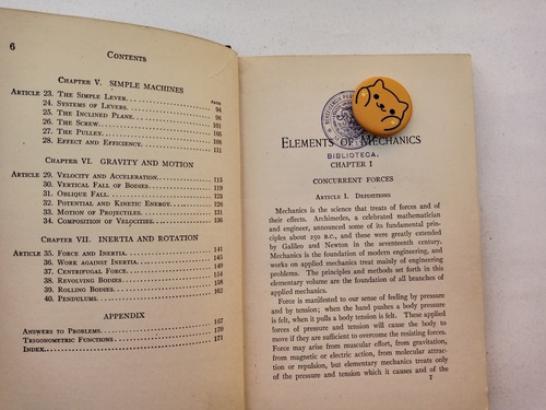 Libro Elements Of Mechanics Mansfield Merriman 115i2