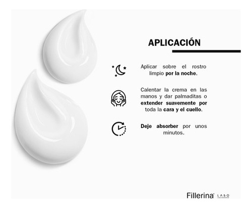 Crema De Noche Fillerina Humectante Anti Arrugas Grado 1 Tipo De Piel Todo Tipo De Piel