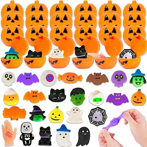 48 Pcs Halloween Mochi Squishy Juguetes A Granel Con H8jrd