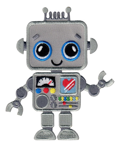 Parche De Robot Planchar/coser - Apliques Niños Niños