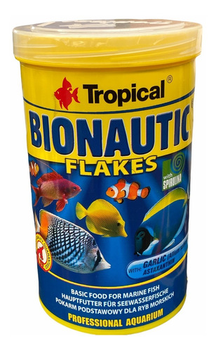 Tropical Bionautic 50g Alimento Ajo/espirulina Pez Marino 