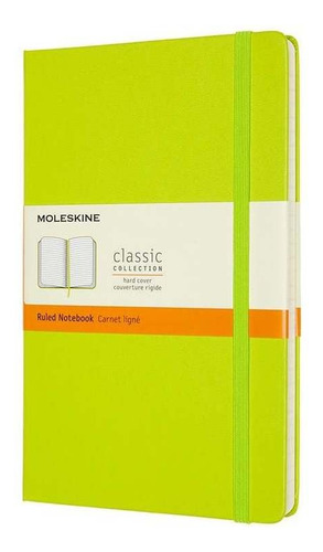 Moleskine Libreta Clásica Grande Verde Hoja Rayada P. Dura