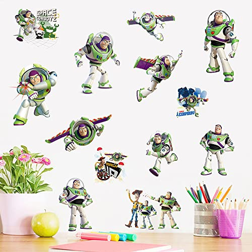 Toy Story Buzz Lightyear Etiqueta De La Pared Dibujos Animad