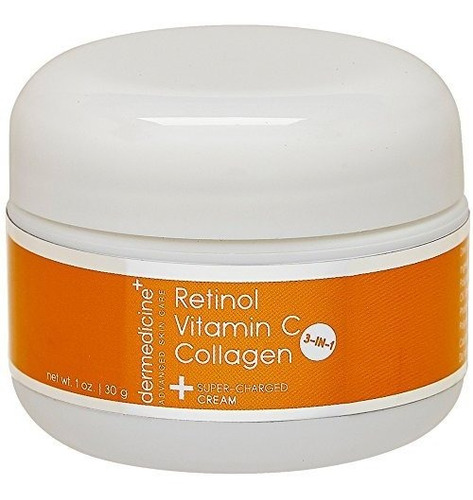 Crema Nocturna Vitamina C + Retinol + Colágeno | Crema Anti