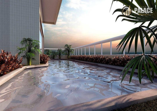 Apartamento Com 3 Dormitórios À Venda, 88 M² Por R$ 335.000,00 - Vila Assunção - Praia Grande/sp - Ap1122