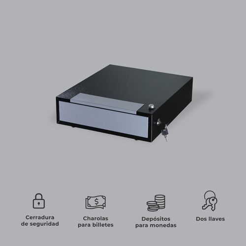 Caja De Seguridad Halten Compartimientos Billetes Y Monedas