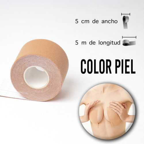 Imagen 4 de 10 de Push Up Boob Tape + Regalo Depiladora Portatil