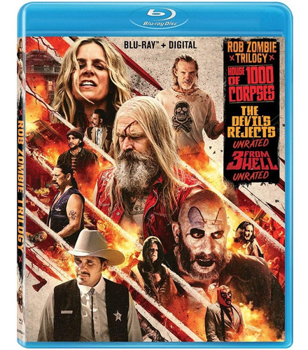 Rob Zombie Trilogy Peliculas 3 Blu-ray