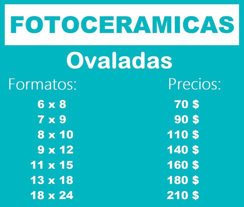 Imagen 3 de 8 de Fotoceramicas - El Mejor Regalo Para Tu Ser Querido
